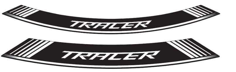 Rim strip PUIG TRACER 9293B white set of 8 rim strips
