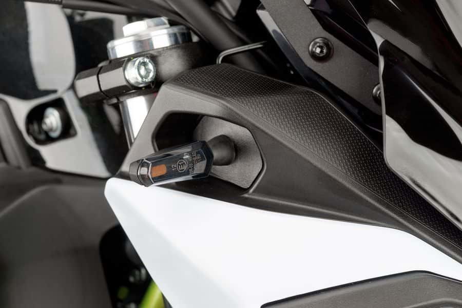 Turn signals PUIG STICK 9317N Crni front, homologated