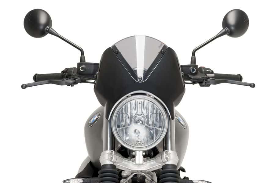 Windshield PUIG RETROVISION 9338H matt black smoke