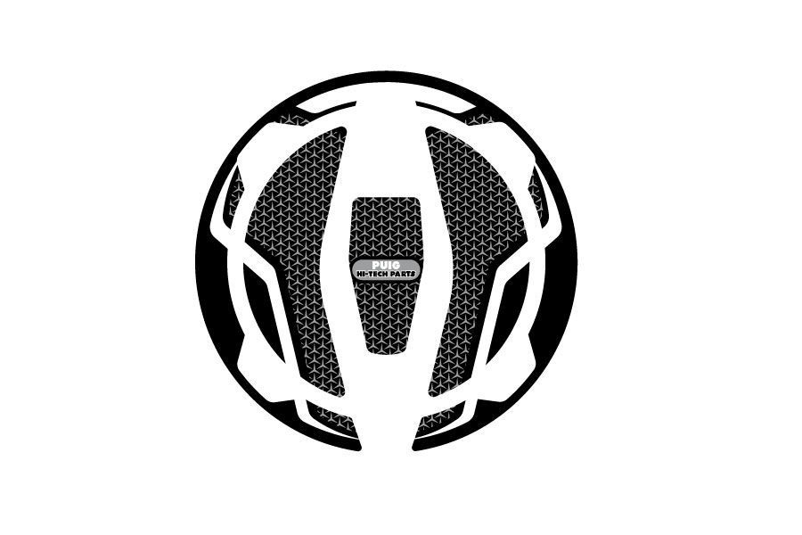 Fuel cap cover PUIG NAKED 9361U grey