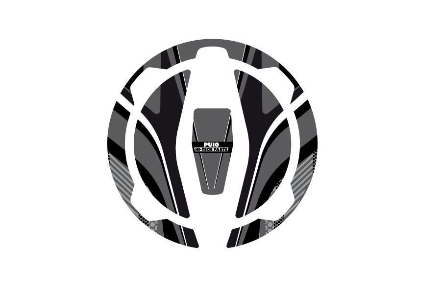Fuel cap cover PUIG RADIKAL 9362U grey
