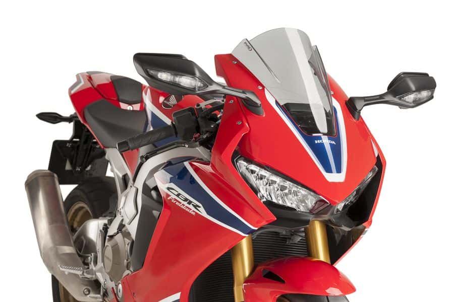 Windscreen PUIG RACING 9407H smoke for HONDA CBR 1000 RR Fireblade 2017-2019