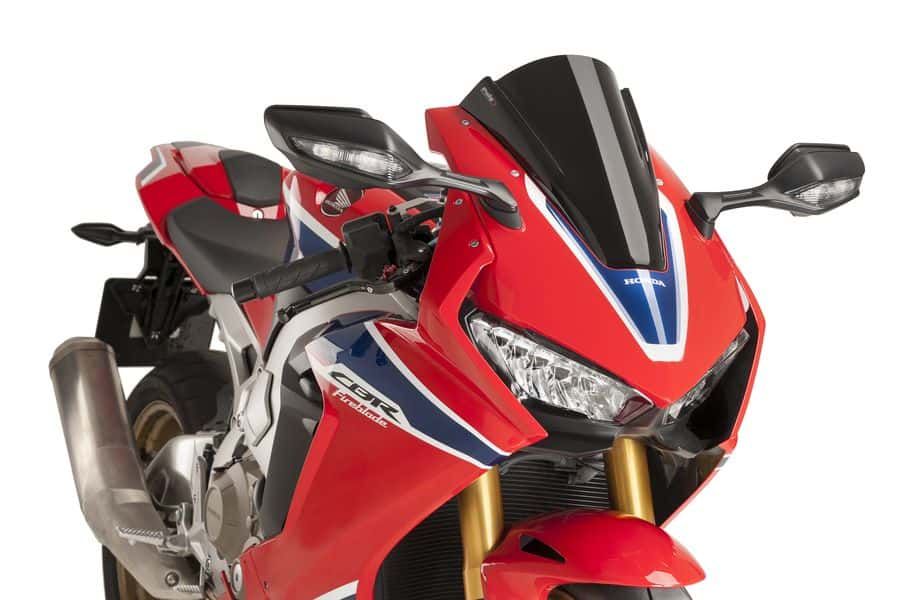 Windscreen PUIG RACING 9407N Crni