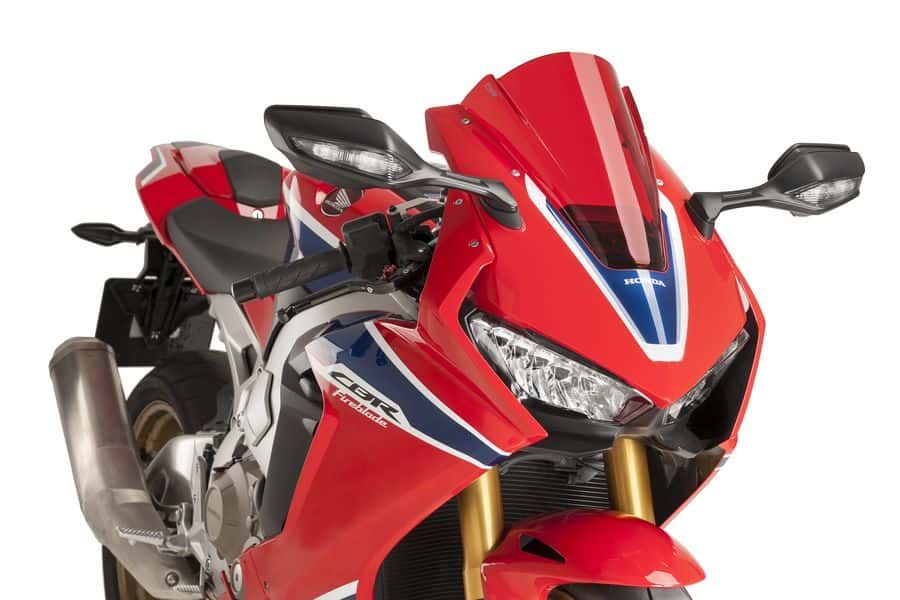Windscreen PUIG RACING 9407R crven
