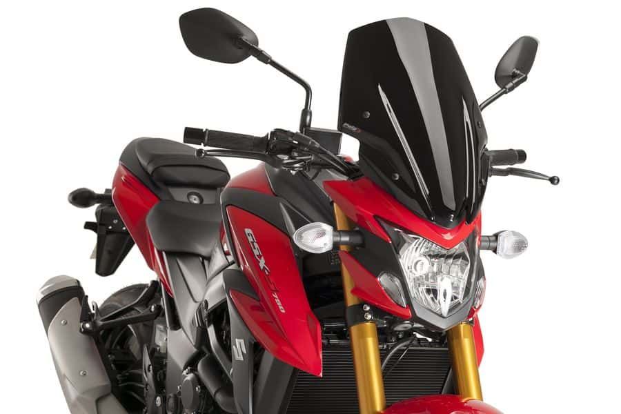 Windshield PUIG NEW. GEN TOURING 9436N Crni