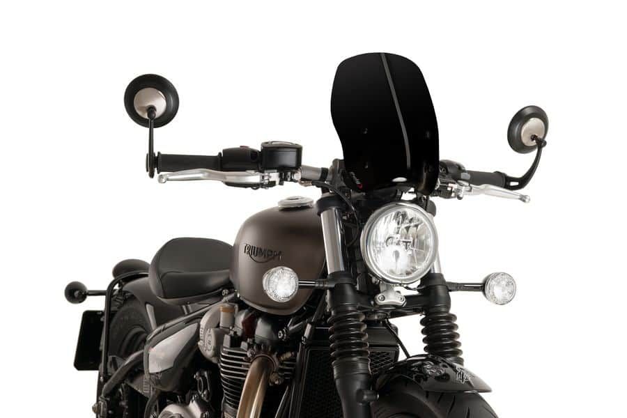 Windshield PUIG NEW. GEN TOURING 9437N Crni