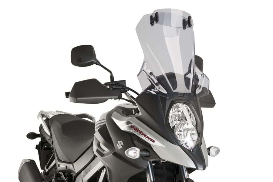 Windscreen PUIG TOURING WITH VISOR 9440H smoke for SUZUKI DL 650 V-STROM 2017-2026