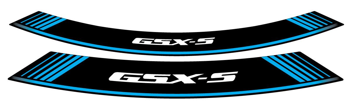 Rim strip PUIG GSXS 9442A plavi set of 8 rim strips