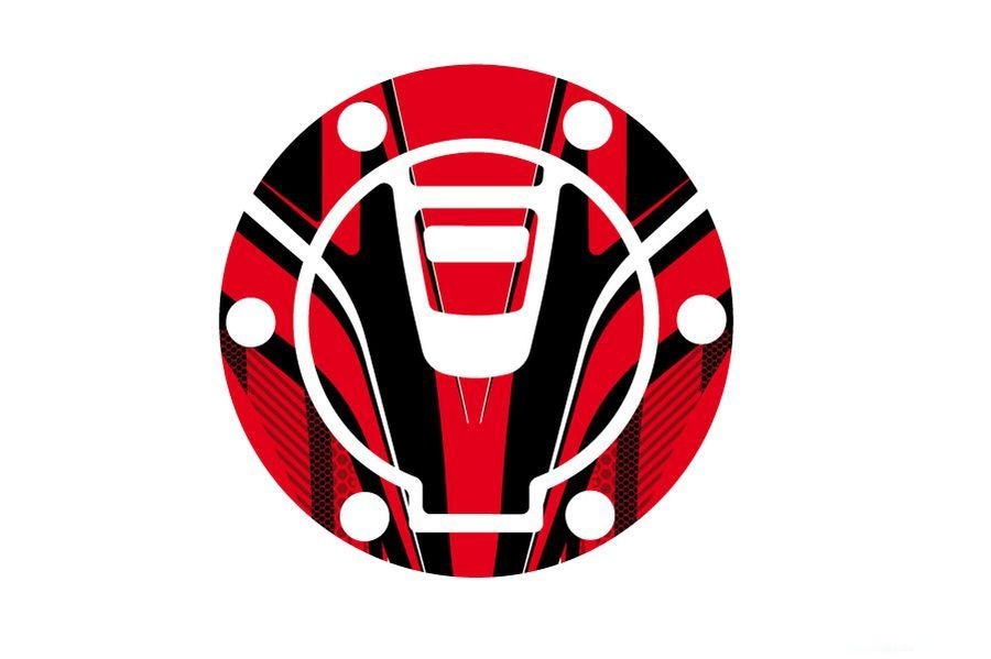 Fuel cap cover PUIG RADIKAL 9447R crven