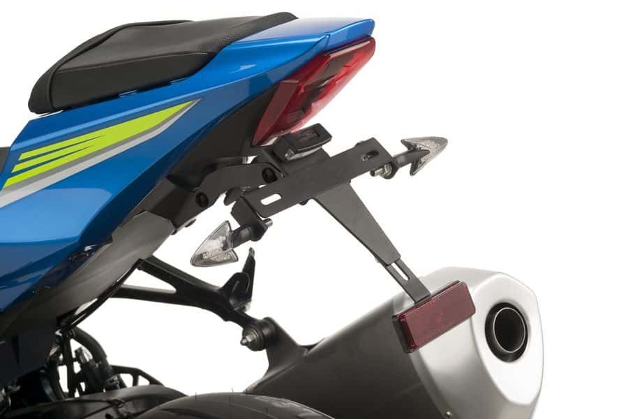 Adjustable license support PUIG 9451N Crni