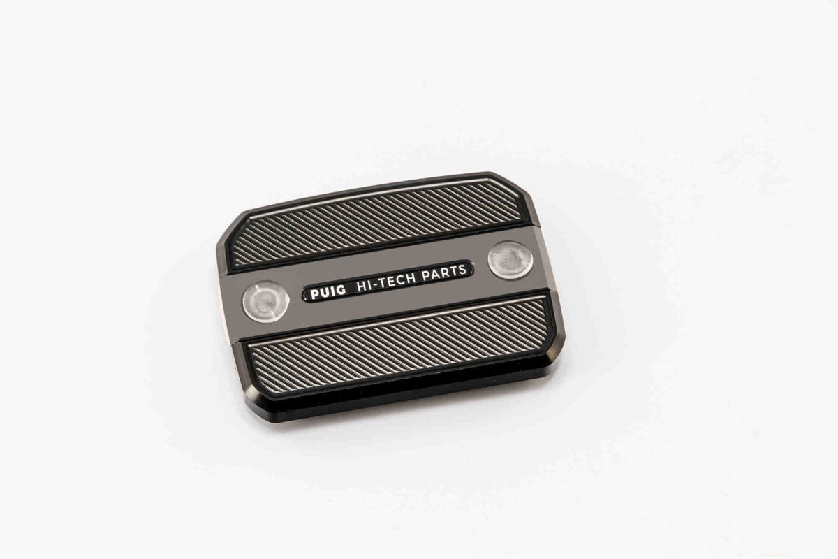 Brake tank cover PUIG 9499P silver
