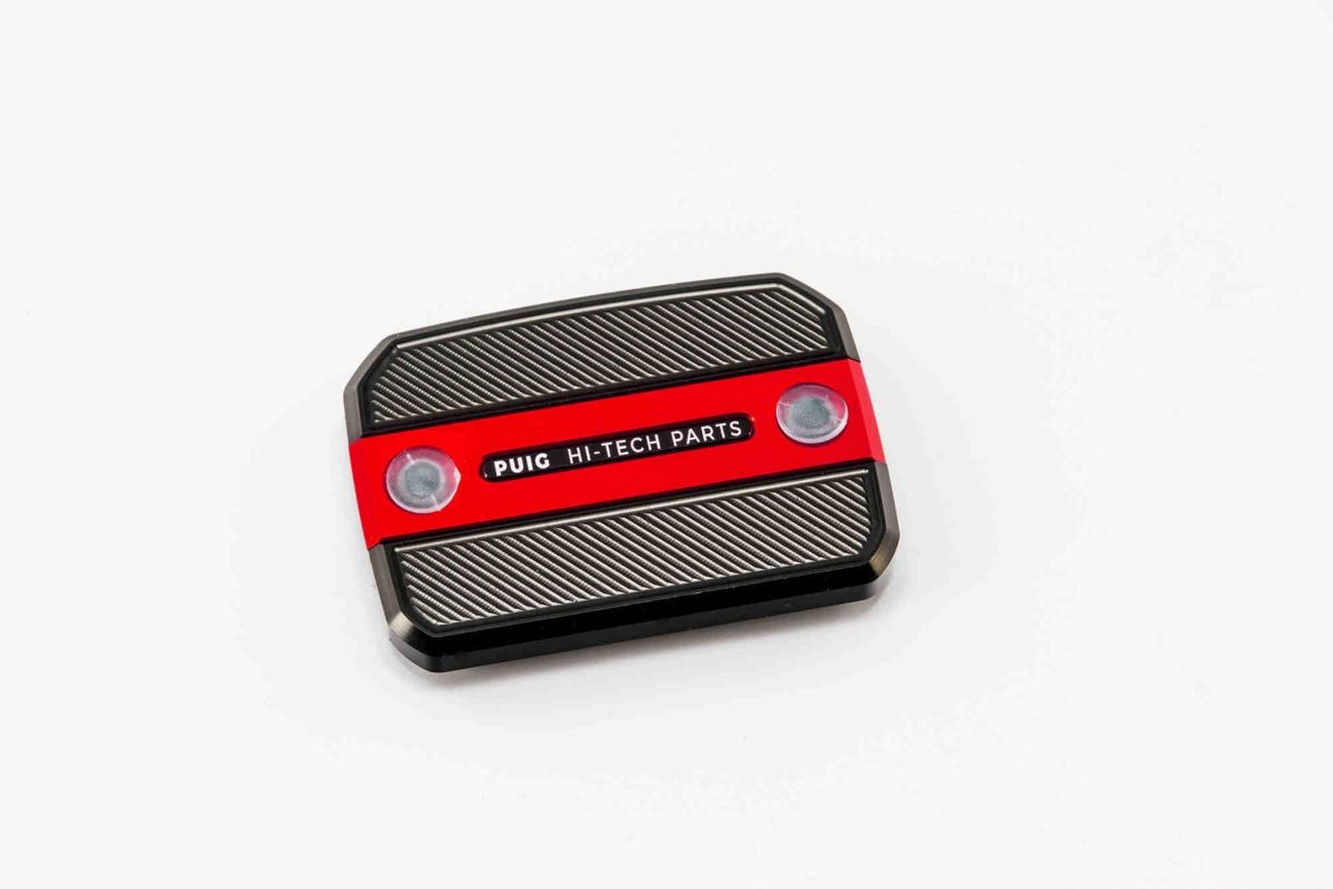 Brake tank cover PUIG 9499R crven