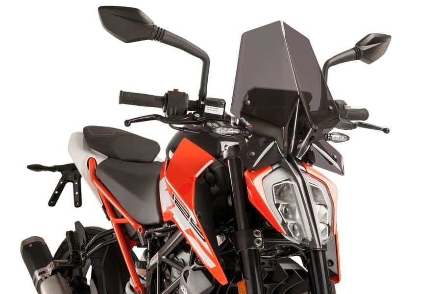 Windshield PUIG NEW GEN. SPORT 9514F dark smoke