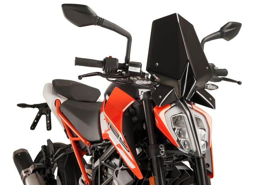 Windshield PUIG NEW. GEN SPORT 9514N Crni