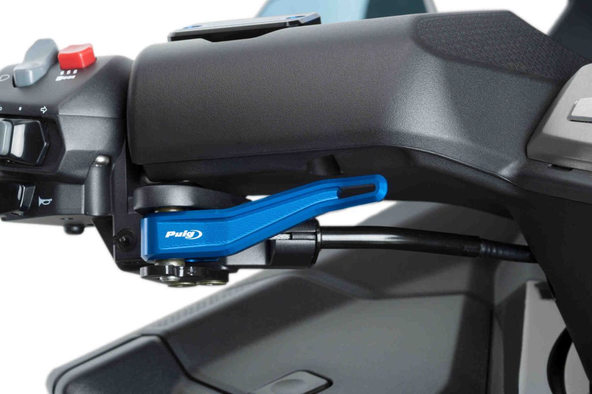 Parking brake lever PUIG 9544A plavi