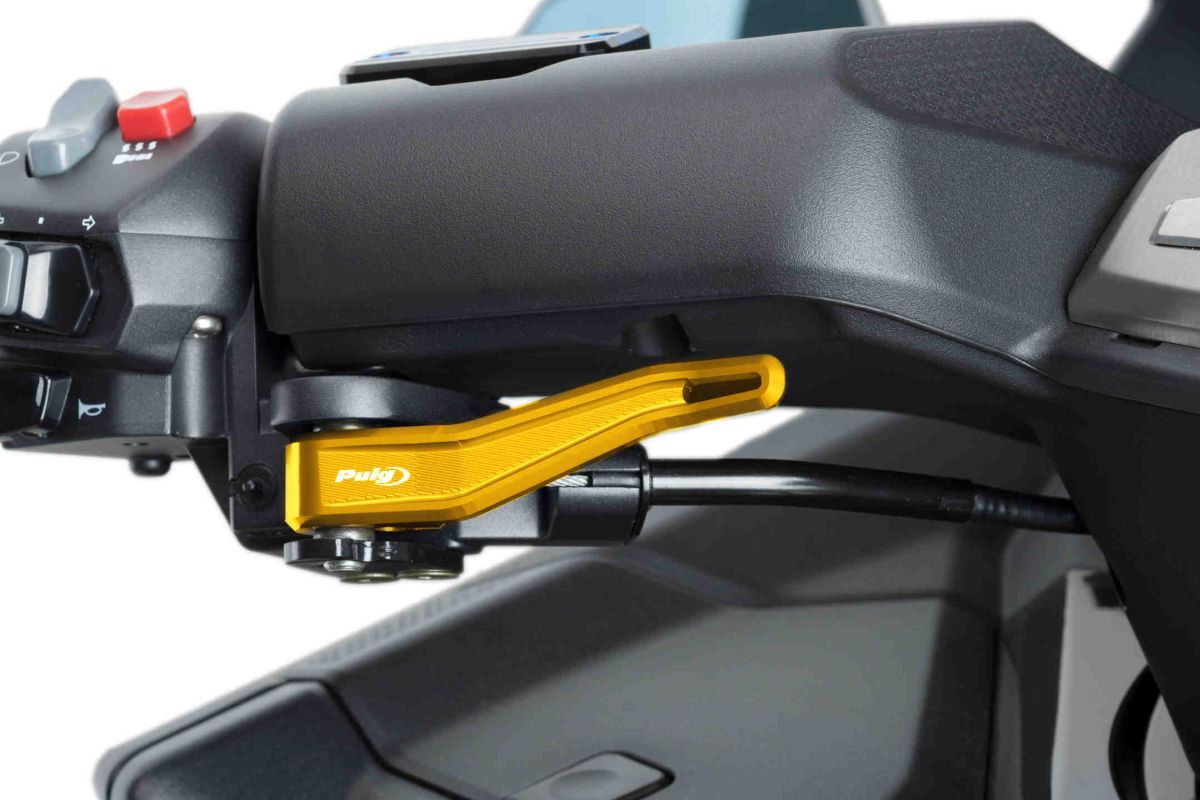 Parking brake lever PUIG 9544O zlato for KYMCO AK 550 2017-2022