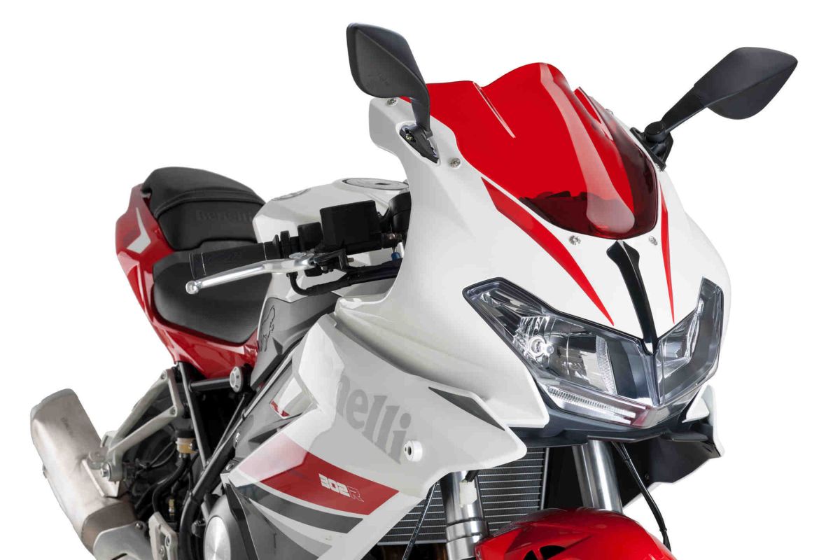 Windscreen PUIG RACING 9591R crven