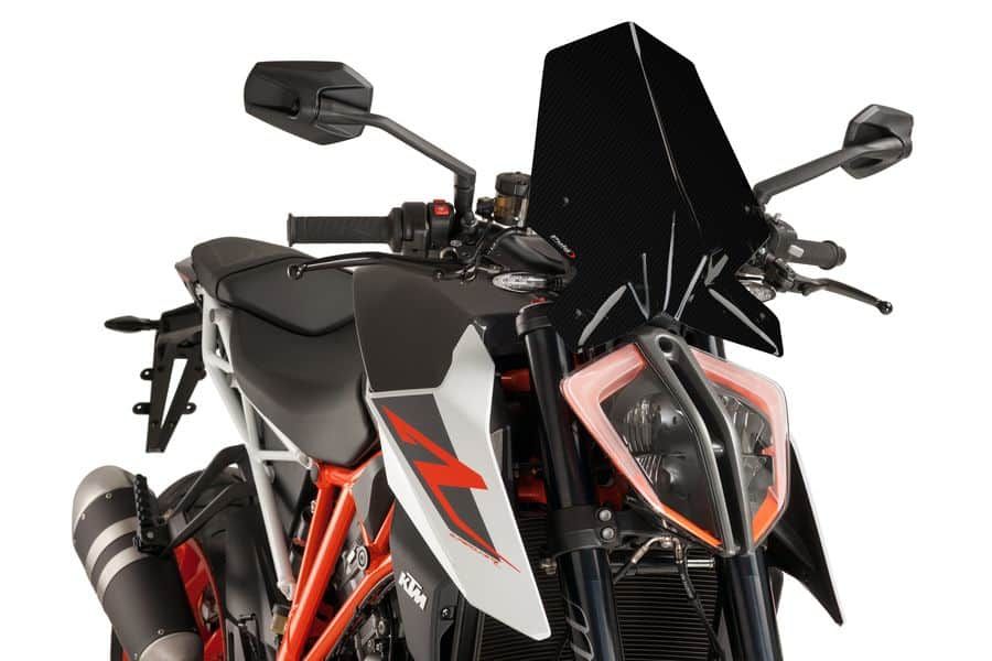 Windshield PUIG NEW GEN. SPORT 9692C carbon look