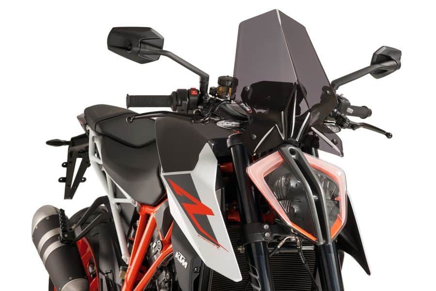 Windshield PUIG NEW GEN. SPORT 9692F dark smoke