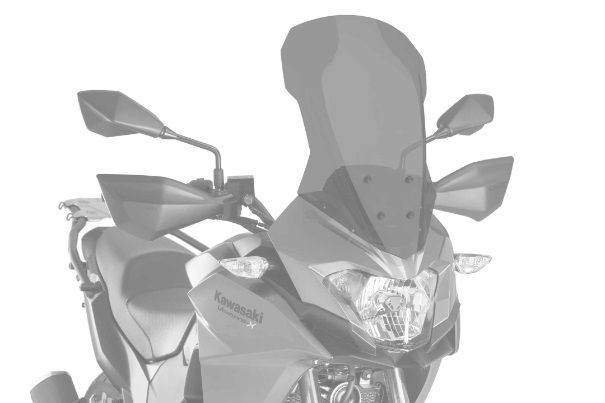 Windscreen PUIG TOURING 9710N Crni