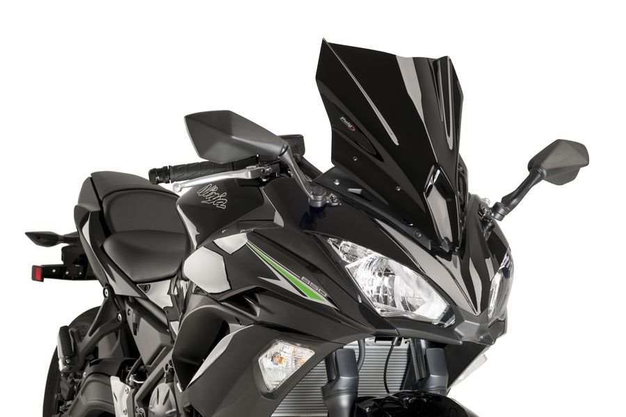 Windscreen PUIG RACING 9711N Crni
