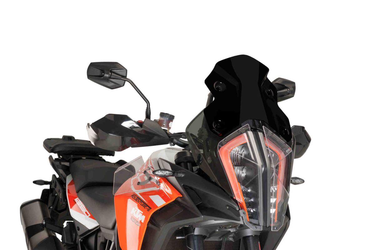 Windscreen PUIG RACING 9716N Crni