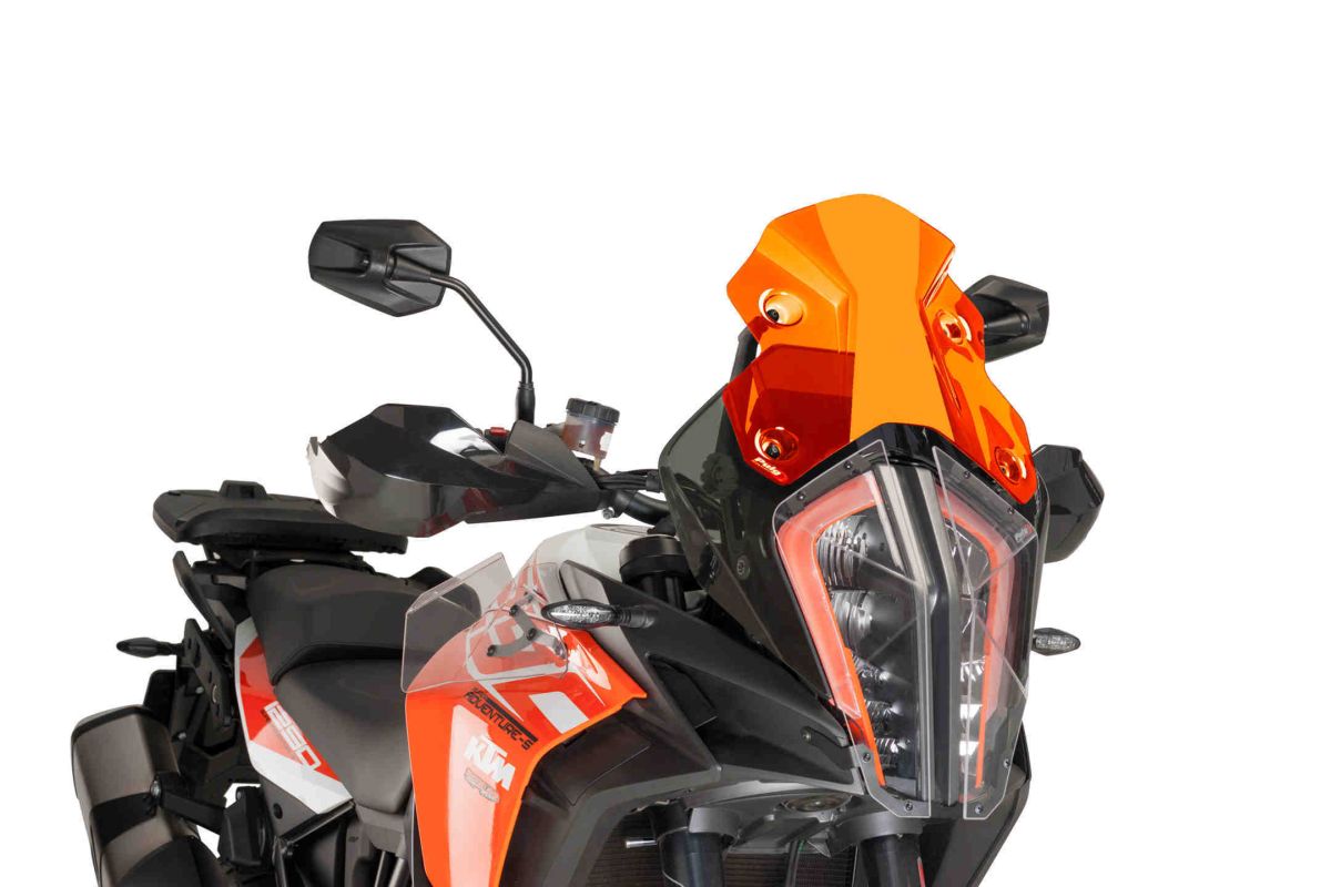 Windscreen PUIG RACING 9716T orange