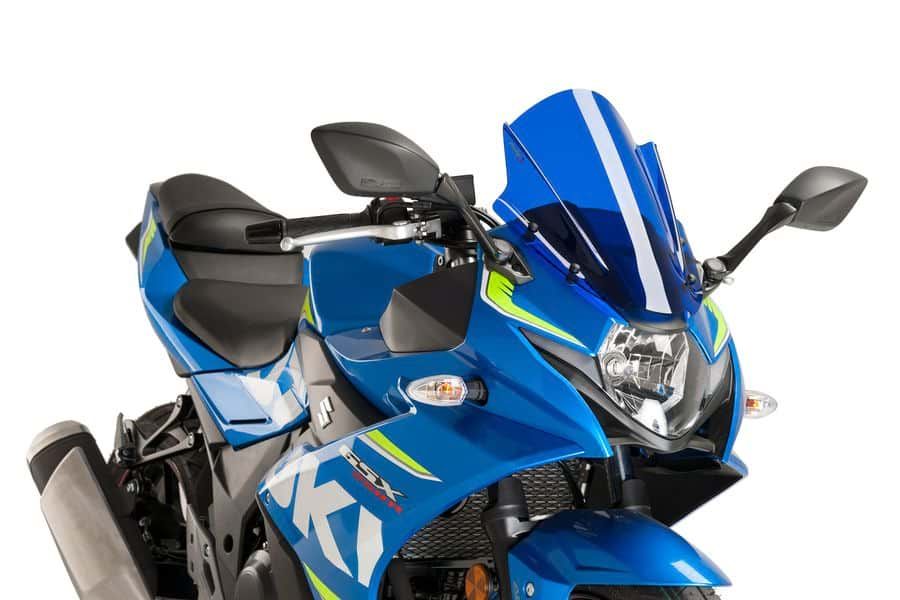 Windscreen PUIG RACING 9722A plavi