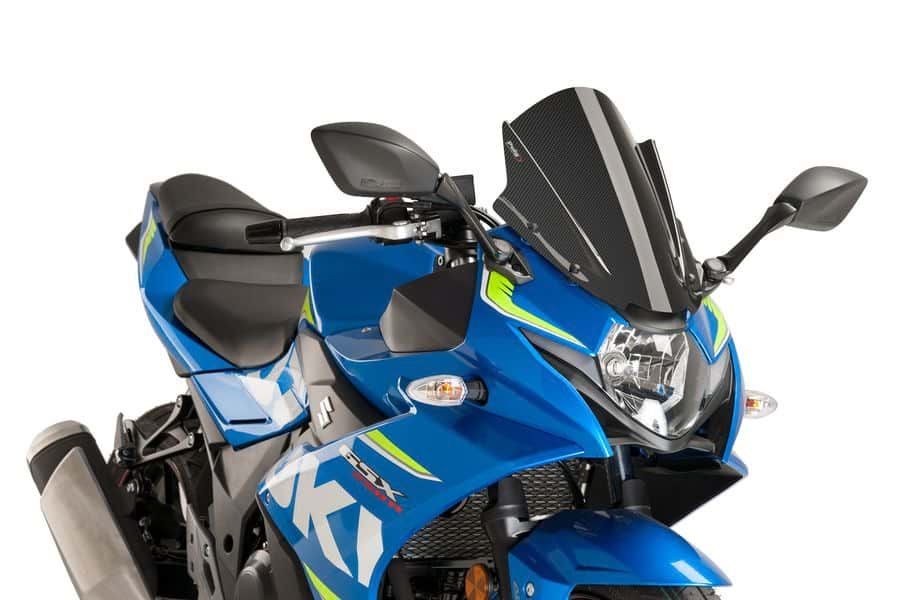 Windscreen PUIG RACING 9722C carbon look