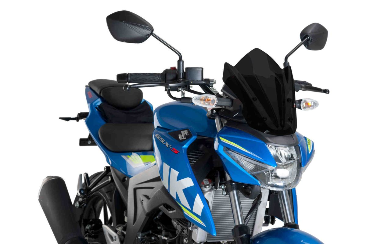 Windshield PUIG NEW GEN. SPORT 9873F dark smoke