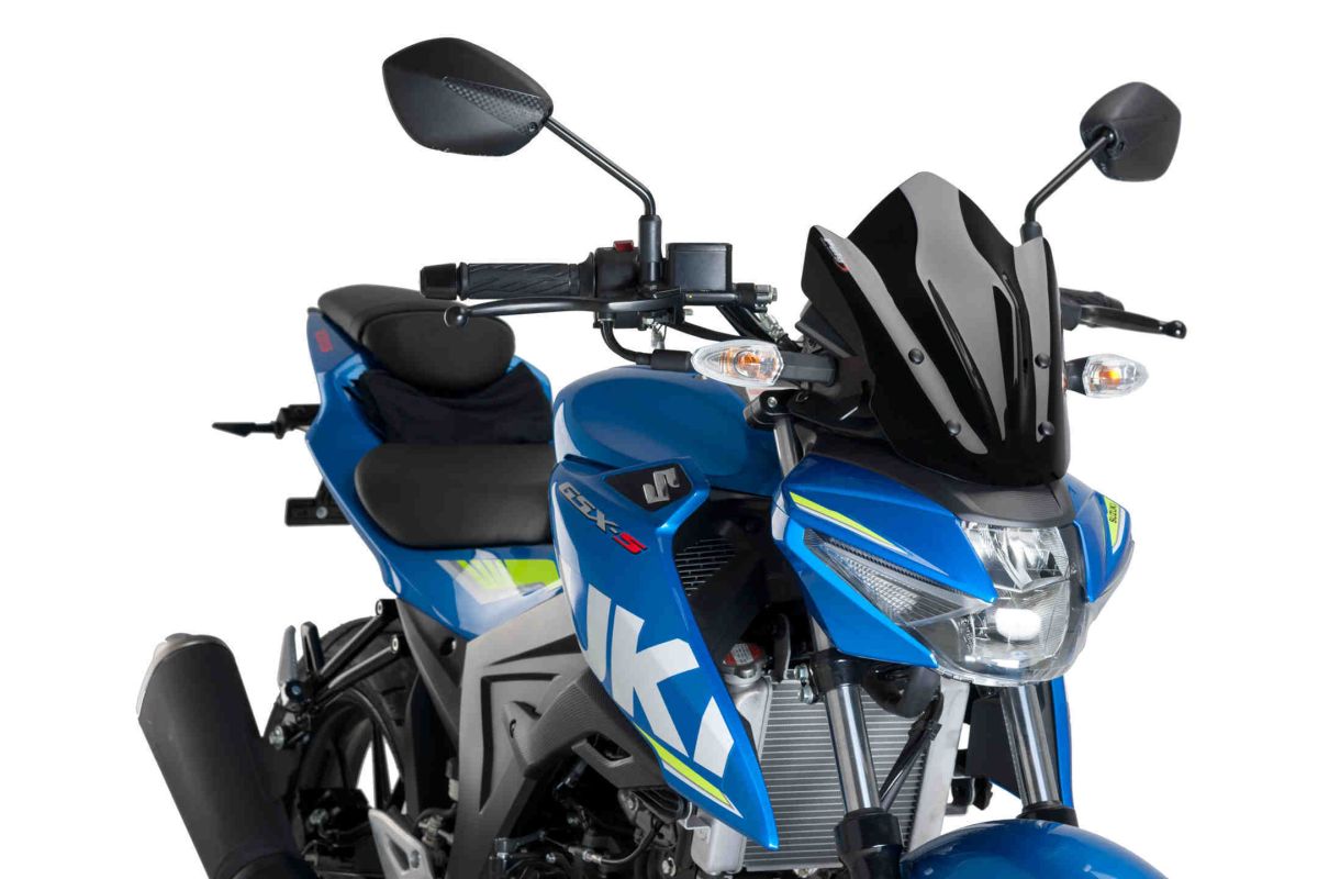 Windshield PUIG NEW GEN. SPORT 9873N Crni