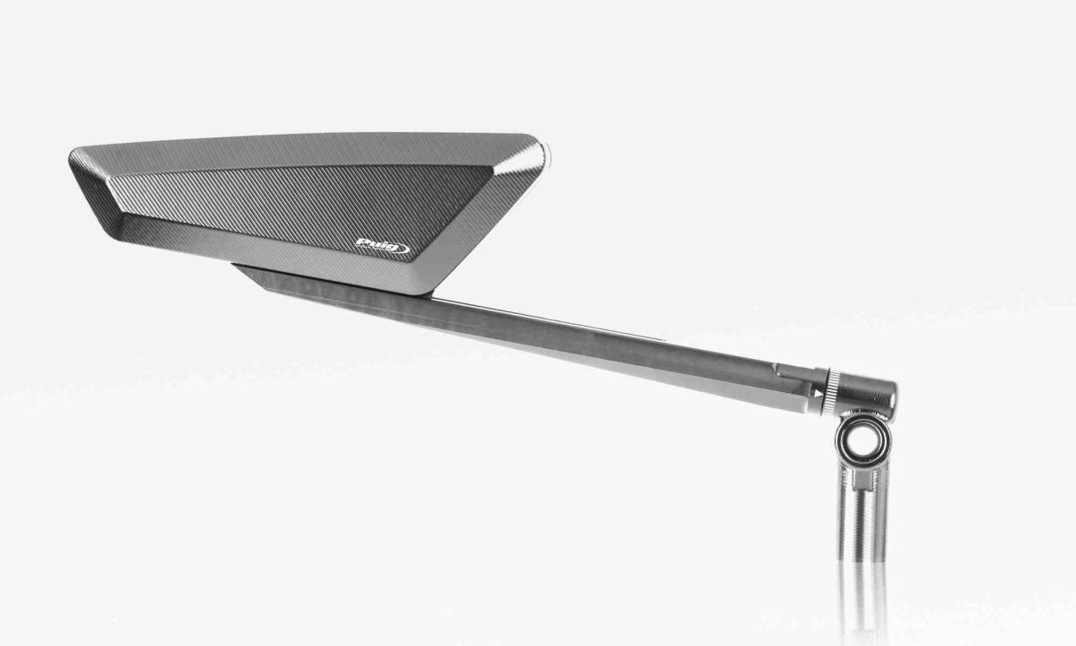 Uzvratni retrovizor PUIG HYPERNAKED 9883D anodized aluminium right (including adapter kit)