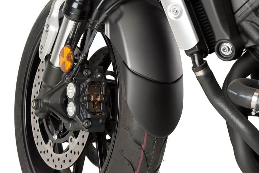 Front fender extension PUIG 9925N Crni