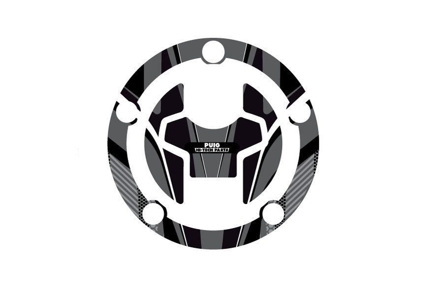 Fuel cap cover PUIG RADIKAL 9965U grey