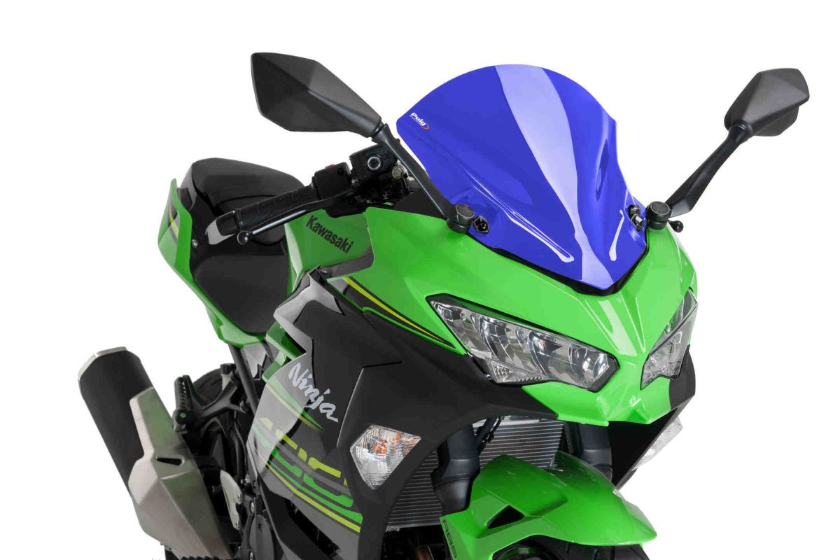Windscreen PUIG RACING 9976A plavi