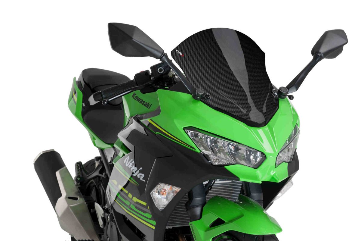 Windscreen PUIG RACING 9976C carbon look