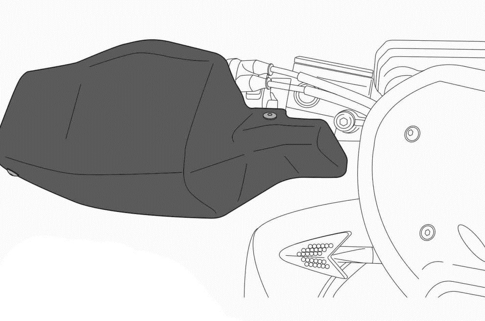 Handguards PUIG MOTORCYCLE 8939J matt black