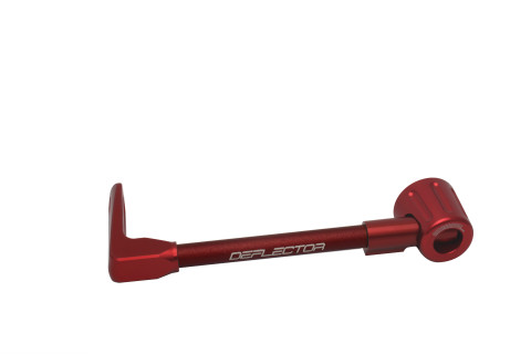 Lever guard ACCOSSATO DE002 with red hose and joint left, aluminium