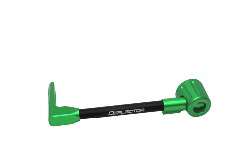 Lever guard ACCOSSATO DE002 with black hose and joint left, aluminium