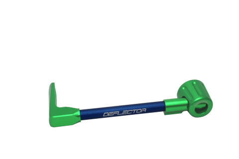 Lever guard ACCOSSATO DE002 with blue hose and joint left, aluminium