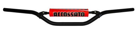 Handlebar ACCOSSATO aluminium, 22 mm Crni