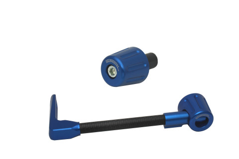 Lever guard in carbon + right end ACCOSSATO DE010 with black hose and joint left