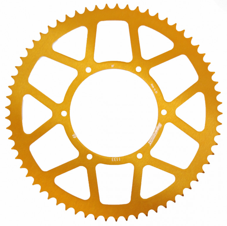 Rear ALU sprocket SUPERSPROX RAL-1133:65-GLD zlato