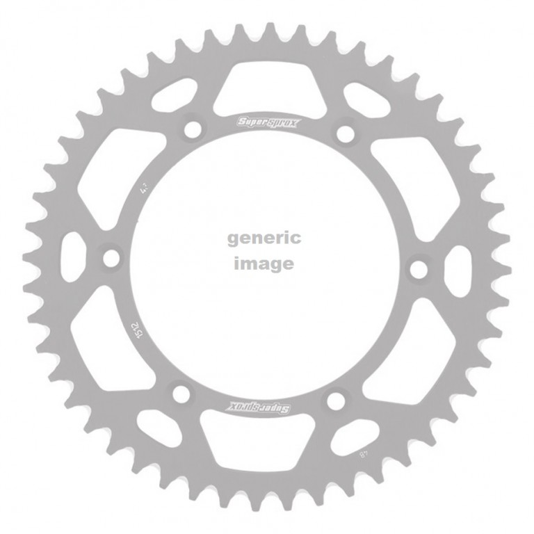 Rear ALU sprocket SUPERSPROX RAL-1512:45-RED crven 45T, 520