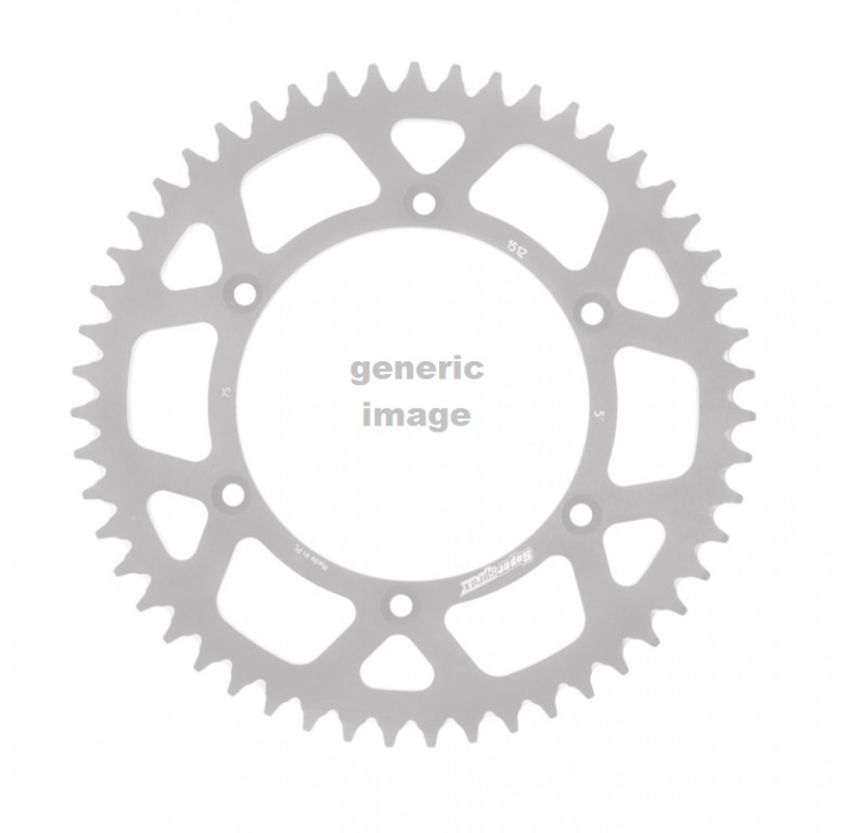 Rear ALU sprocket SUPERSPROX RAL-1512:53-RED crven 53T, 520