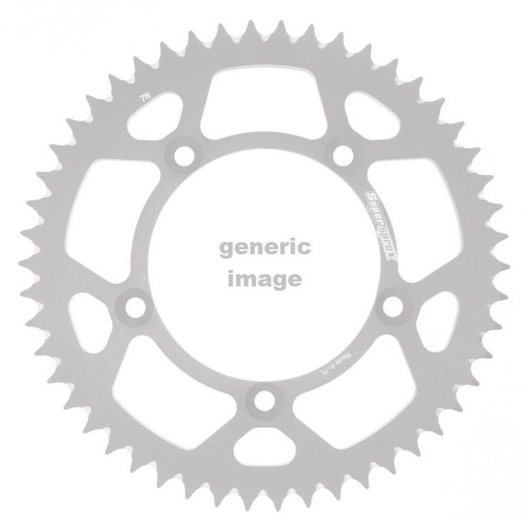 Rear ALU sprocket SUPERSPROX RAL-1206:42-RED crven