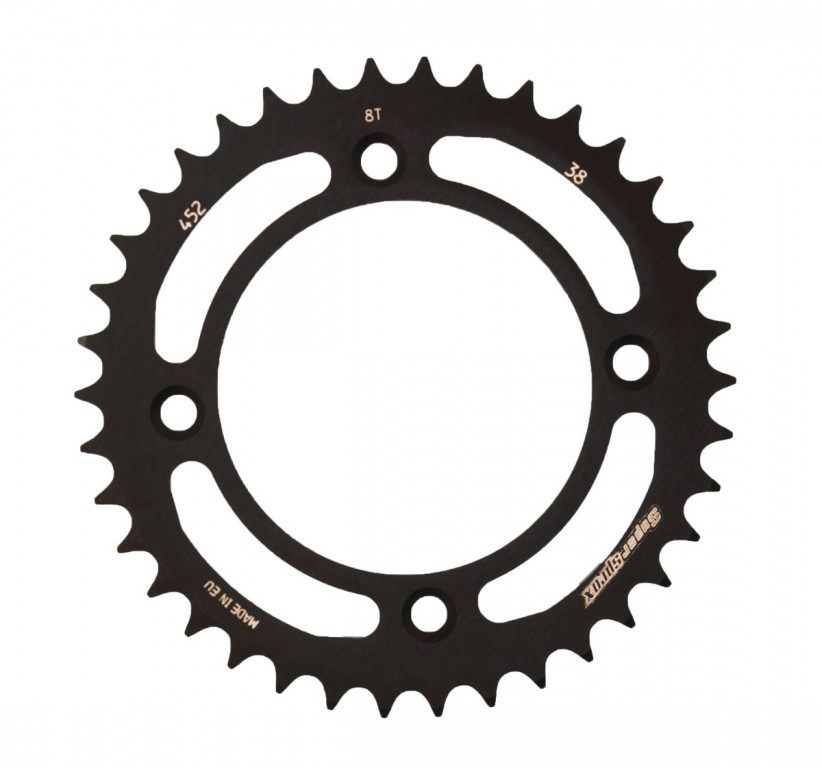 Rear ALU sprocket SUPERSPROX RAL-452:39-BLK Crni 39T, 415