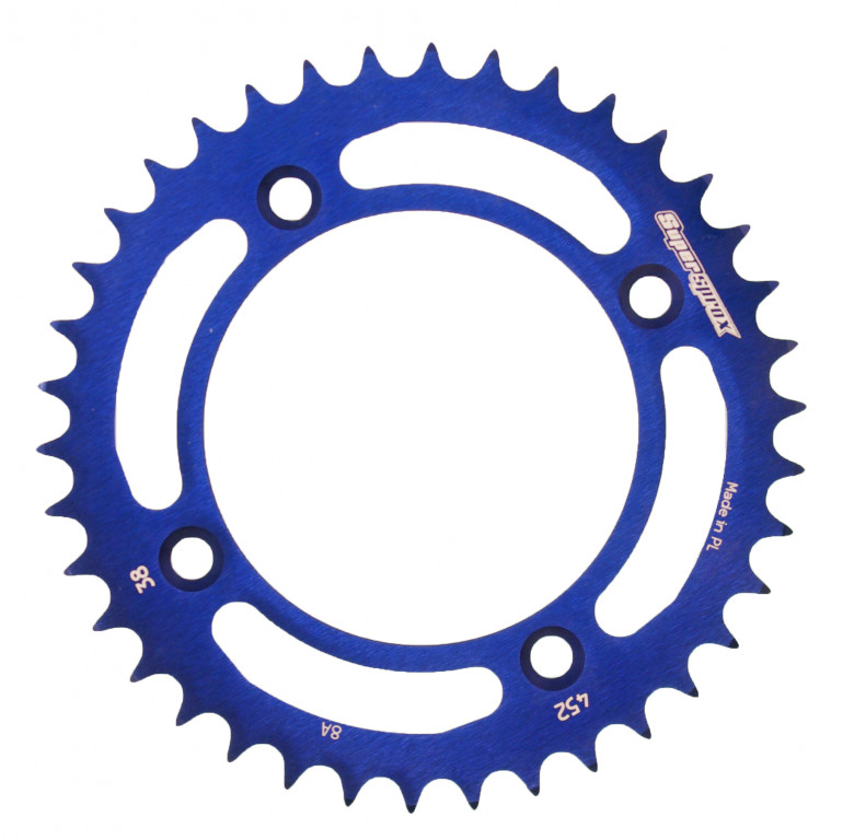 Rear ALU sprocket SUPERSPROX RAL-452:38-BLU plavi 38T, 415