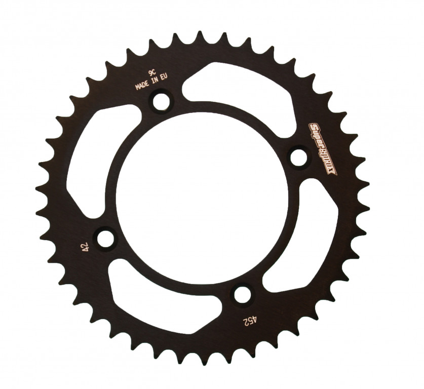 Rear ALU sprocket SUPERSPROX RAL-452:42-BLK Crni 42T, 415