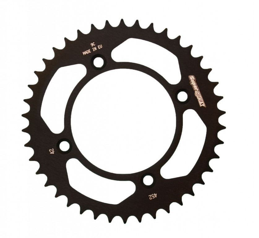 Rear ALU sprocket SUPERSPROX RAL-452:44-BLK Crni 44T, 415